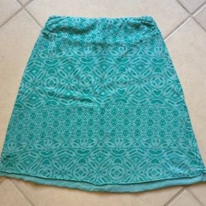 Dakini teal flowy skirt